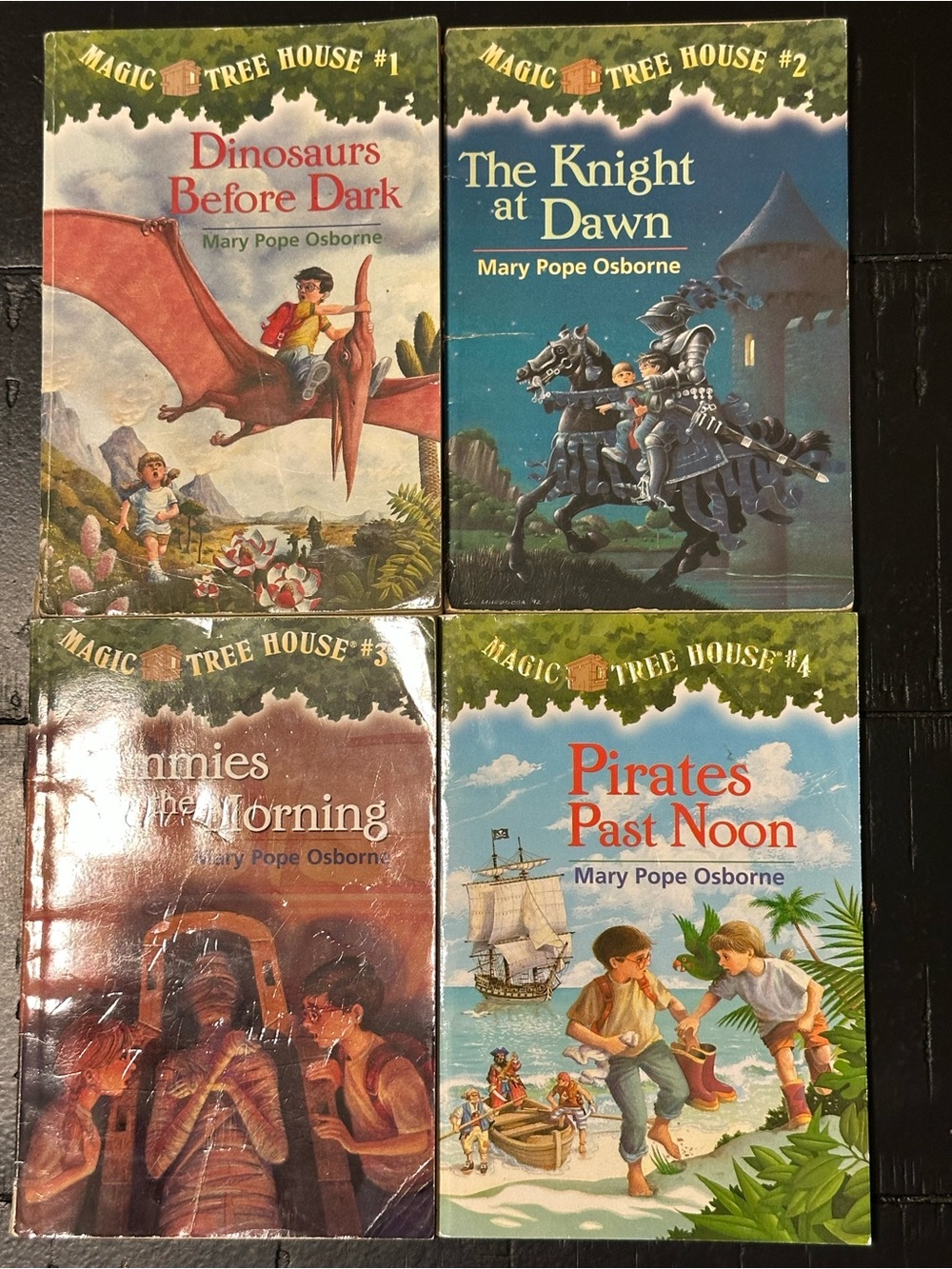 BUNDLE & SAVE! Magic Tree House Paperbacks 4-Book Lot (Books 1-4)